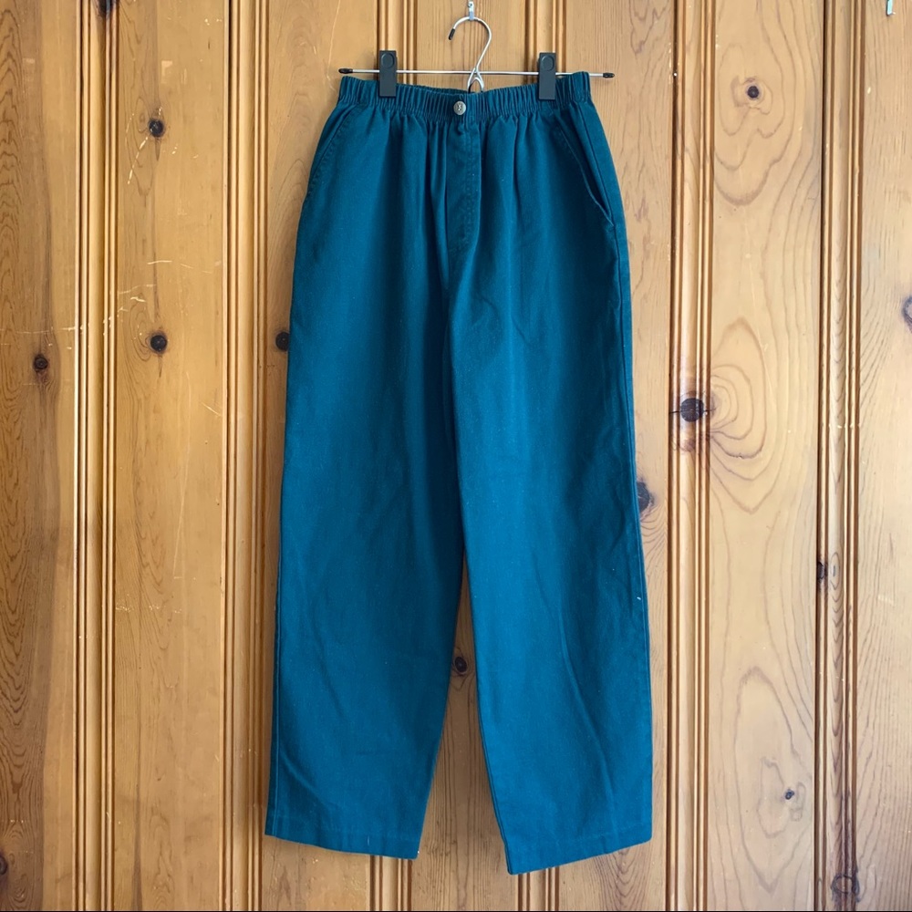 Forest Green High Waisted Pants